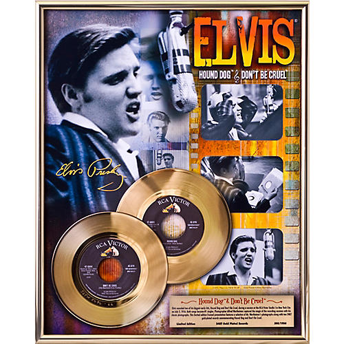 Elvis Presley - Hound Dog/Don't Be Cruel Gold 45 Limited Edition of 1956