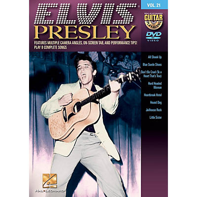 Hal Leonard Elvis Presley (Guitar Play-Along DVD Volume 21) Guitar Play-Along DVD Series DVD by Elvis Presley