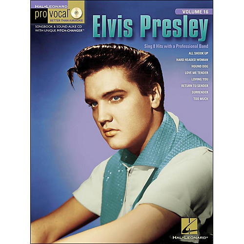 Elvis Presley Pro Vocal Series for Men's Edition Songbook & CD Volume 16