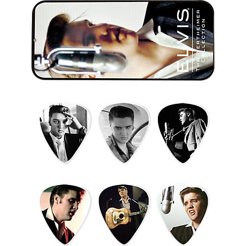 Elvis Presley Wertheimer Collection Pick Tin with 6 Medium Picks