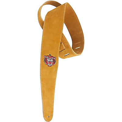 Henry Heller Embroidered Suede Guitar Strap