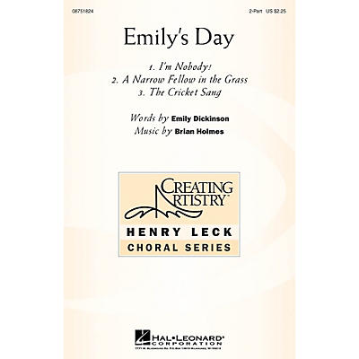 Hal Leonard Emily's Day (Choral Collection) 2-Part composed by Brian Holmes