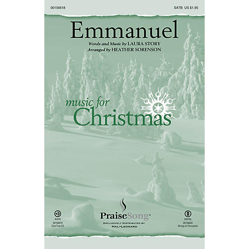 PraiseSong Emmanuel CHOIRTRAX CD by Laura Story Arranged by Heather Sorenson