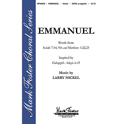 Shawnee Press Emmanuel SATB a cappella