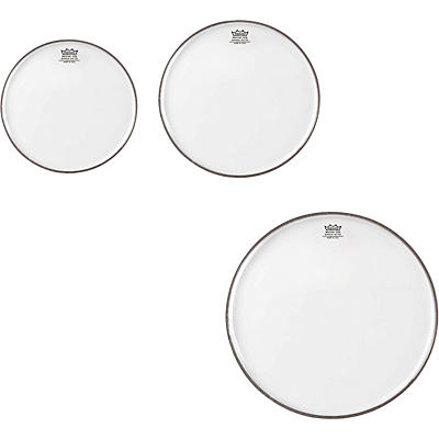 Remo Emperor Clear Tom Drum Head Pack, New Fusion