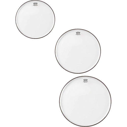 Remo Emperor Clear Tom Rock Drumhead Pack