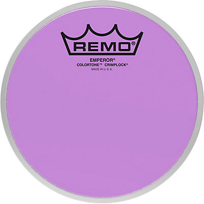 Remo Emperor Colortone Crimplock Purple Tenor Drum Head