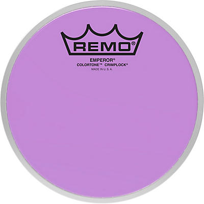Remo Emperor Colortone Crimplock Purple Tenor Drum Head