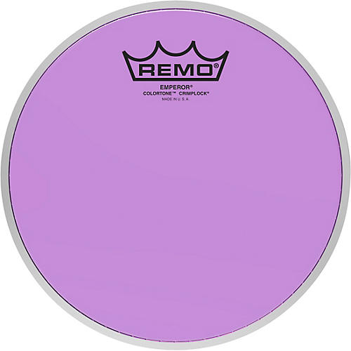 Remo Emperor Colortone Crimplock Purple Tenor Drum Head 8 in.