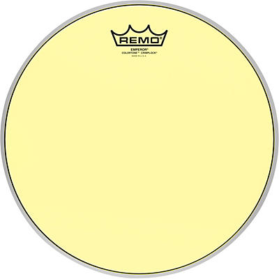Remo Emperor Colortone Crimplock Yellow Tenor Drum Head