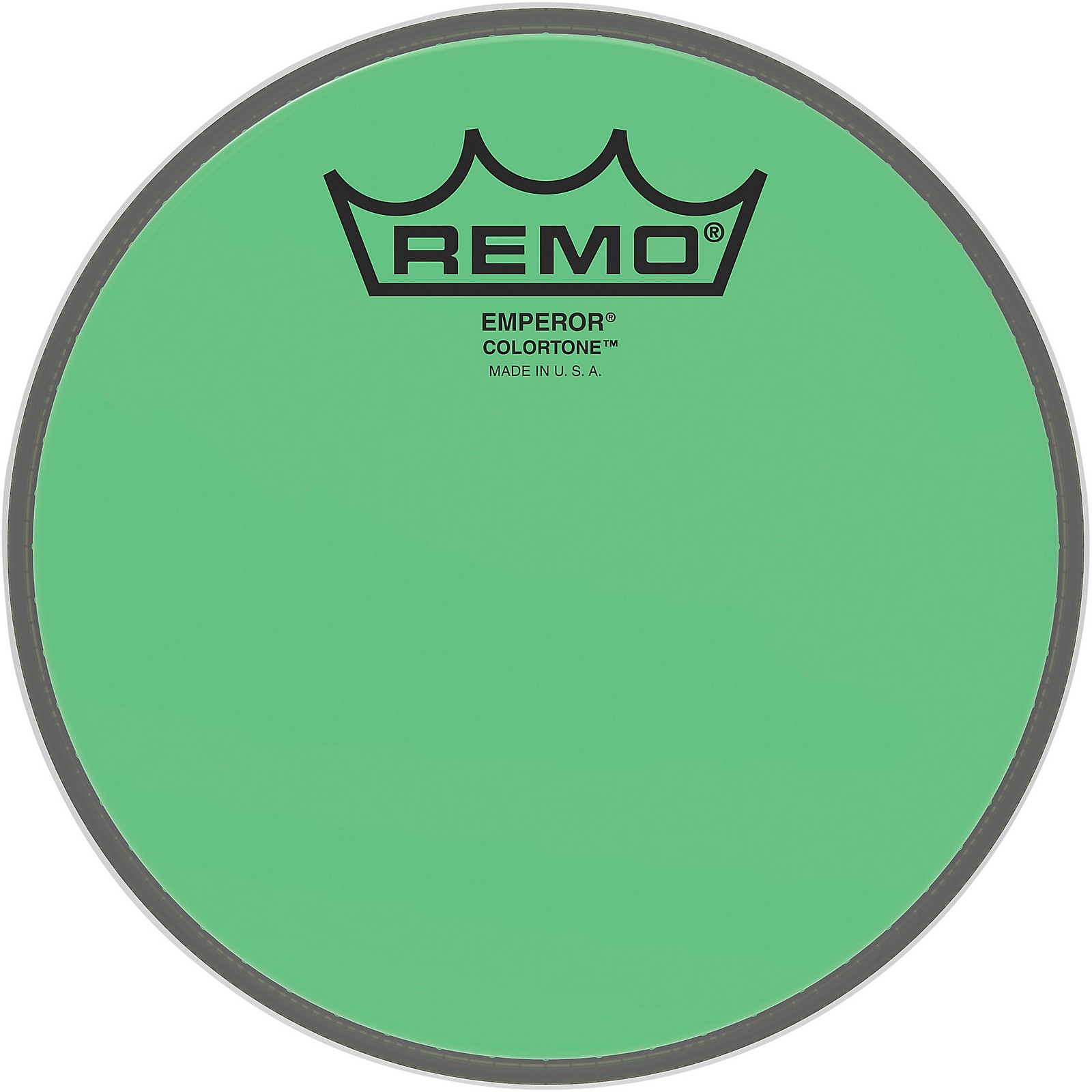 Remo Emperor Colortone Green Drum Head 6 in. Musician's Friend