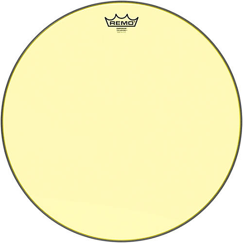 Remo Emperor Colortone Yellow Drum Head 18 in.