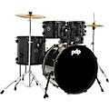 PDP by DW Encore Complete 5-Piece Drum Set With Chrome Hardware and Cymbals Black OnyxBlack Onyx