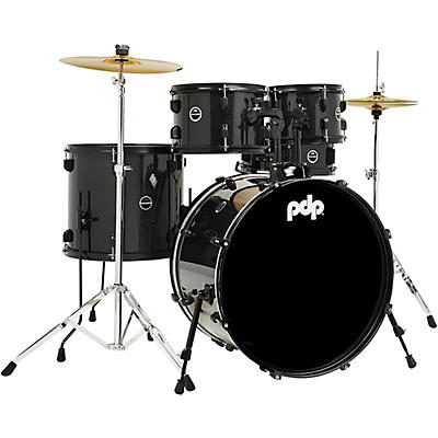PDP By DW Encore Complete 5-Piece Drum Set With Chrome Hardware and Cymbals