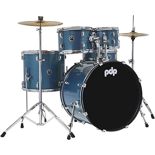 PDP by DW Encore Complete 5-Piece Drum Set With Hardware & Cymbals - Azure Blue