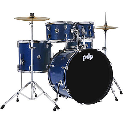 PDP Encore Complete 5-Piece Drum Set With Hardware & Cymbals -