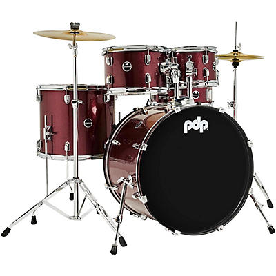 PDP Encore Complete 5-Piece Drum Set With Hardware & Cymbals -