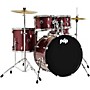 PDP by DW Encore Complete 5-Piece Drum Set With Hardware & Cymbals - Ruby Red