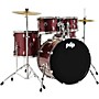 PDP Encore Complete 5-Piece Drum Set With Hardware & Cymbals Ruby Red