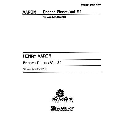 Hal Leonard Encore Pieces for Woodwind Quintet - Volume 1 (Complete Set) Houston Publishing Series