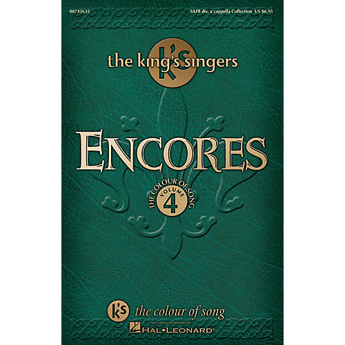 Hal Leonard Encores - The King's Singers Colour of Song, Volume 4 SATB DV A Cappella by The King's Singers