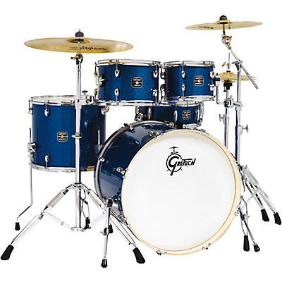 Gretsch Drums Energy 5-Piece Drum Set With Hardware and Zildjian Cymbals