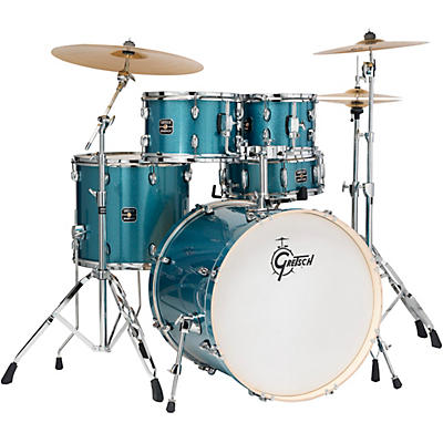 Gretsch Drums Energy Complete 5-Piece Drum Set With 22" Bass Drum and Paiste Cymbals -