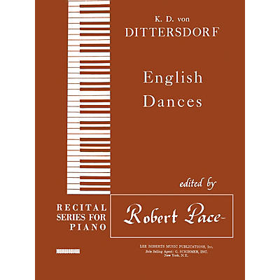 Lee Roberts English Dances Pace Piano Education Series Composed by Karl Ditters von Dittersdorf
