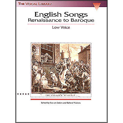 Hal Leonard English Songs - Renaissance To Baroque for Low Voice (The Vocal Library Series)