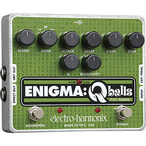 Electro-Harmonix Enigma Qballs Envelope Filter Bass Effects Pedal Condition 1 - Mint