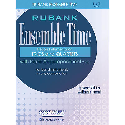Rubank Publications Ensemble Time - C Flutes (Oboe) (for Instrumental Trio or Quartet Playing) Ensemble Collection Series