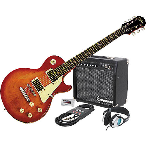 Epiphone LP-100 Electric Guitar and All Access Amp Pack