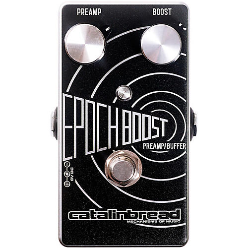 Catalinbread Epoch Boost EP-3 Boost/Preamp Effects Pedal Black and Silver
