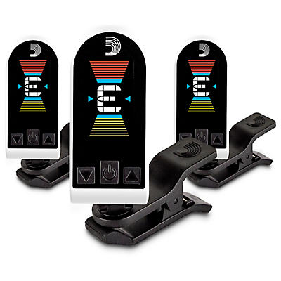 D'Addario Equinox Headstock Tuner 3-Pack