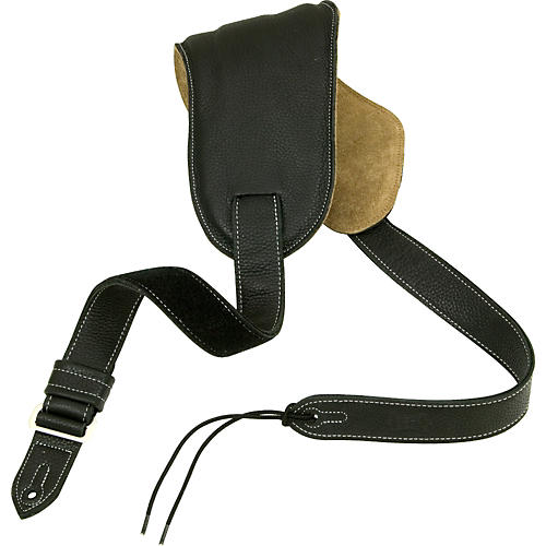 Ergonomic Bass Guitar Strap with Contoured Moveable Pad