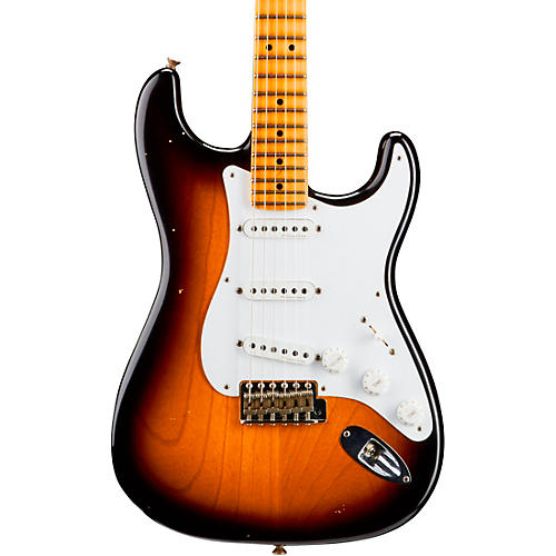 Fender Custom Shop Eric Clapton Journeyman Relic Signature Stratocaster with Maple Fingerboard 2-Color Sunburst