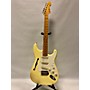 Used Fender Eric Johnson Thinline Stratocaster Hollow Body Electric Guitar Cream