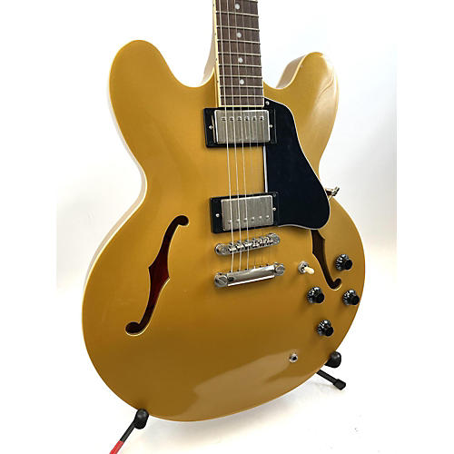 Epiphone Es335 Traditional Pro Hollow Body Electric Guitar Metallic Gold