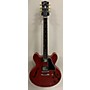 Used Gibson Esds335 Hollow Body Electric Guitar Satin Red