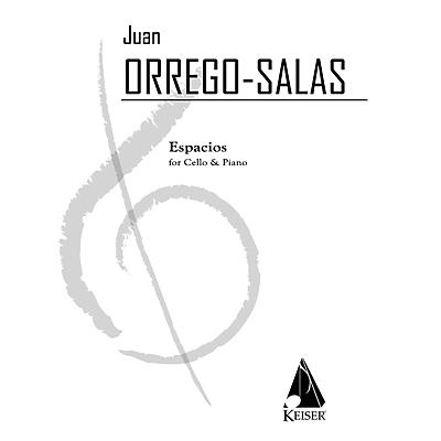 Lauren Keiser Music Publishing Espacios, Op. 115: A Rhapsody for Cello and Piano LKM Music Series Composed by Juan Orrego-Salas