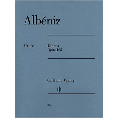 G. Henle Verlag Espana Op. 165 Piano Solo By Albeniz / Mullemann
