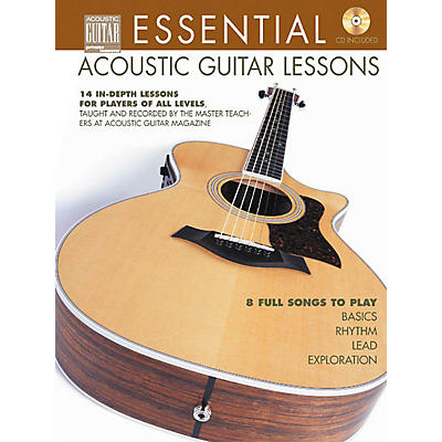 String Letter Publishing Essential Acoustic Guitar Lessons: 14 In-Depth Lessons for Players of All Levels Book