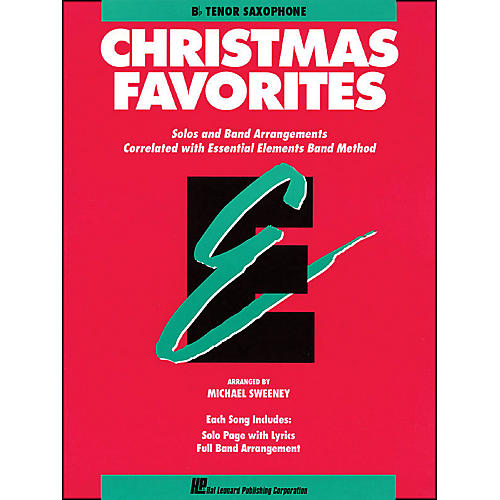 Essential Elements Christmas Favorites B Flat Tenor Saxophone
