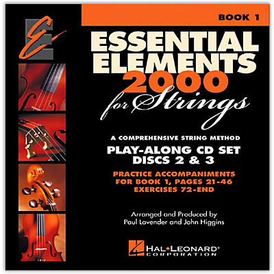 Hal Leonard Essential Elements For Strings Play Along CD Set (Book 1, Disc 2 and 3 )