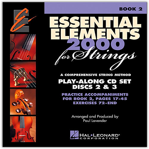 Essential Elements For Strings Play Along CD Set (Book 2, Disc 2 and 3 )