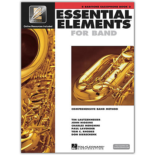 Hal Leonard Essential Elements for Band - Eb Baritone Saxophone 2 Book/Online Audio