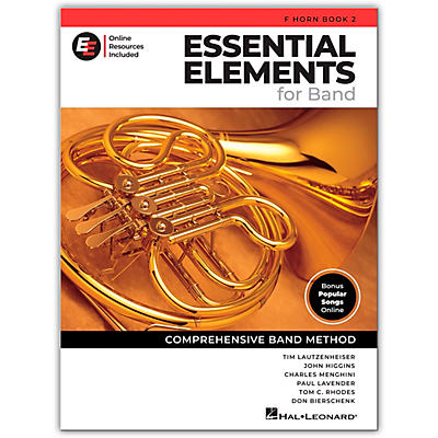 Hal Leonard Essential Elements for Band - F Horn Book 2 With Online Resources (Revised)