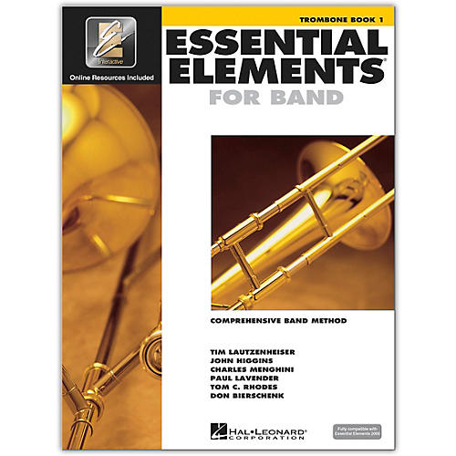 Hal Leonard Essential Elements for Band - Trombone 1 Book/Online Audio