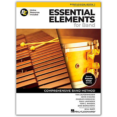 Hal Leonard Essential Elements for Band-Percussion/Keyboard Percussion Book 1 with EEi (revised)