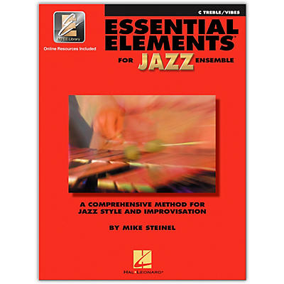 Hal Leonard Essential Elements for Jazz Ensemble - C Treble Vibes (Book/Online Audio)